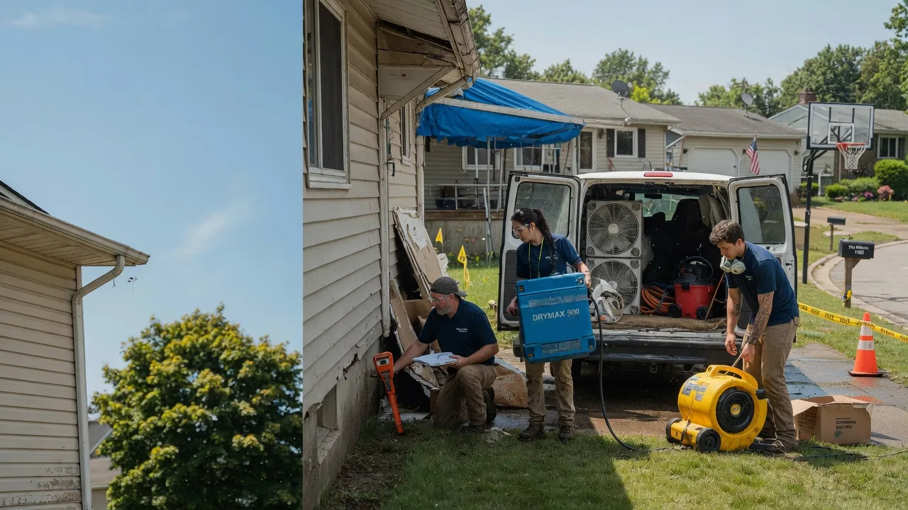 Ceiling Leak Cleanup in Lithopolis, OH near me
